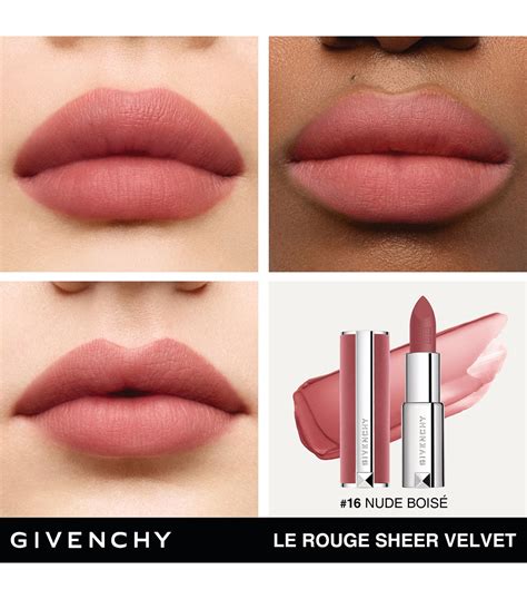 givenchy n315|givenchy le rouge sheer velvet.